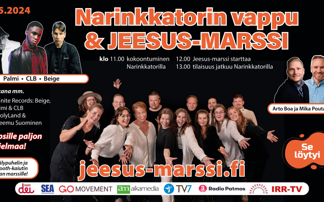 IRR-TV mukana järjestämässä Jeesus-marssia Helsingissä